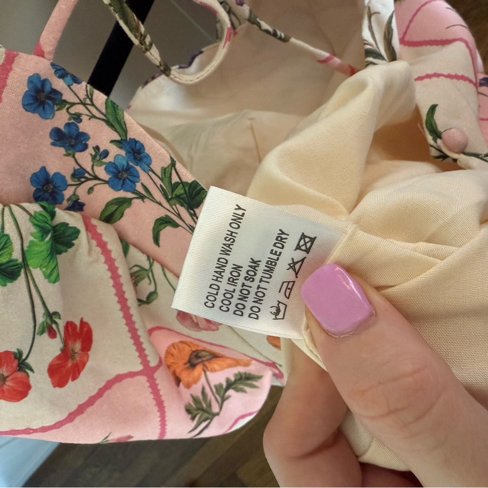 Petal & Pup Pink Floral Romper - Picture 8 of 9